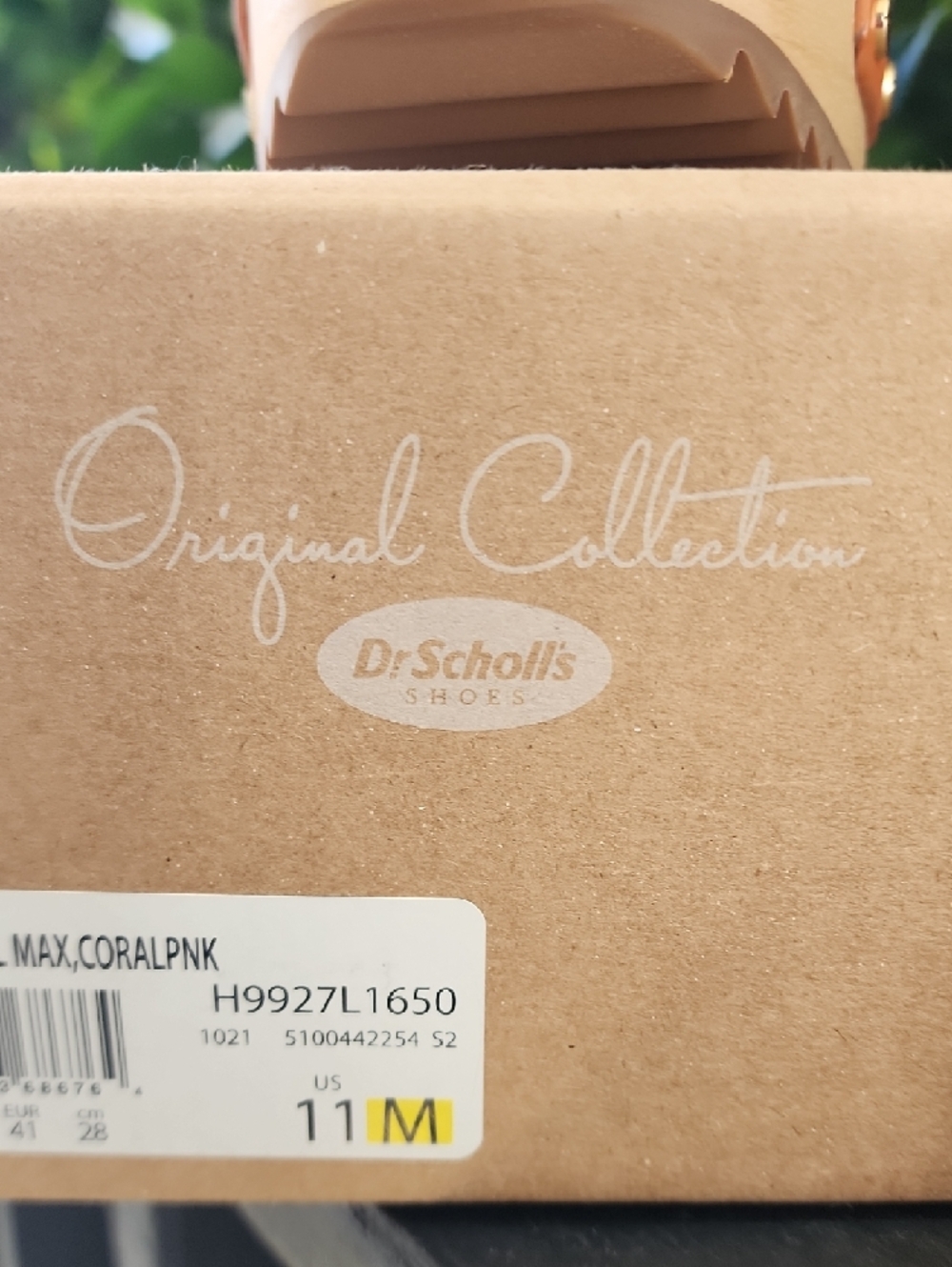 Dr. Scholl's Orange Leather Platform Clogs - Picture 2 of 9